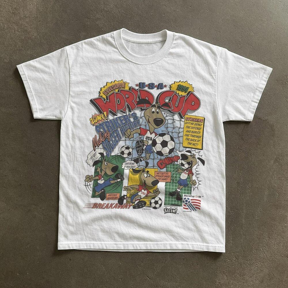 Gildan 1994 Usa World Cup Striker Dog Graphic Tee